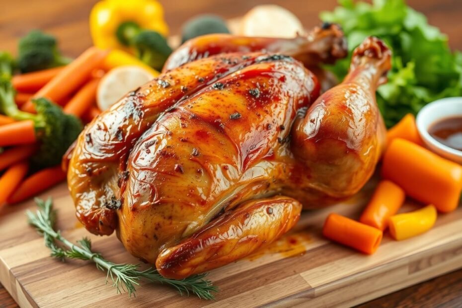 rotisserie chicken calories