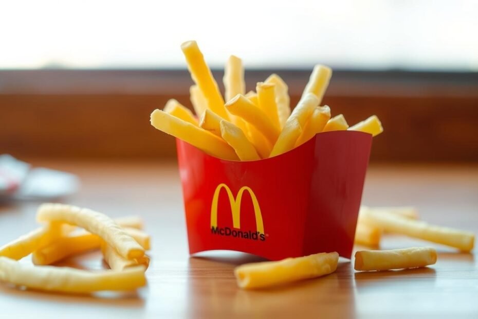 calories in a mcdonald's small fry