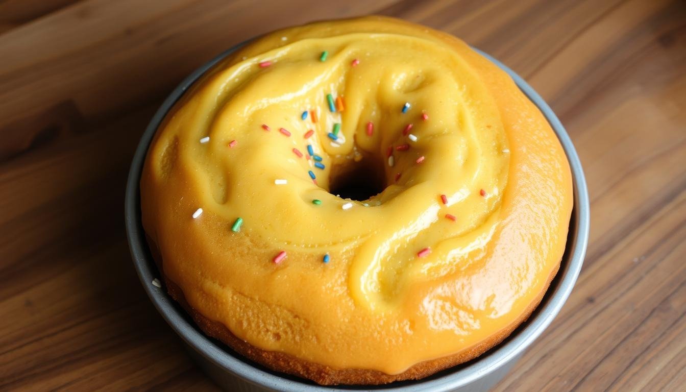 how to make a donut cake