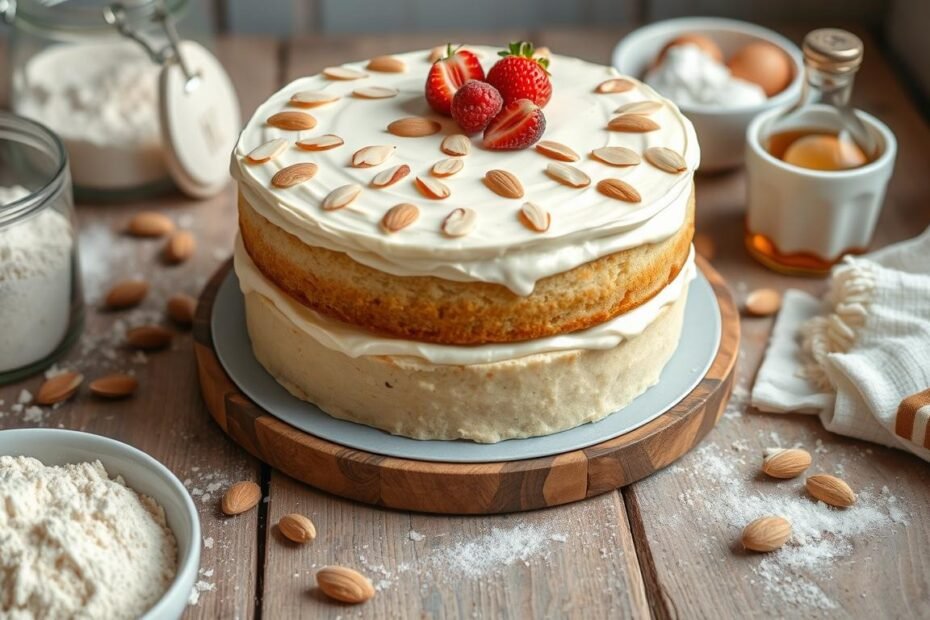 Almond Cream Cake